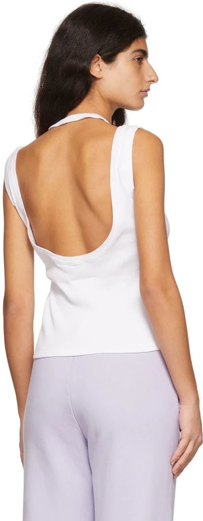 商品MAISON MARGIELA|White Cotton Tank Top,价格¥708,第3张图片详细描述