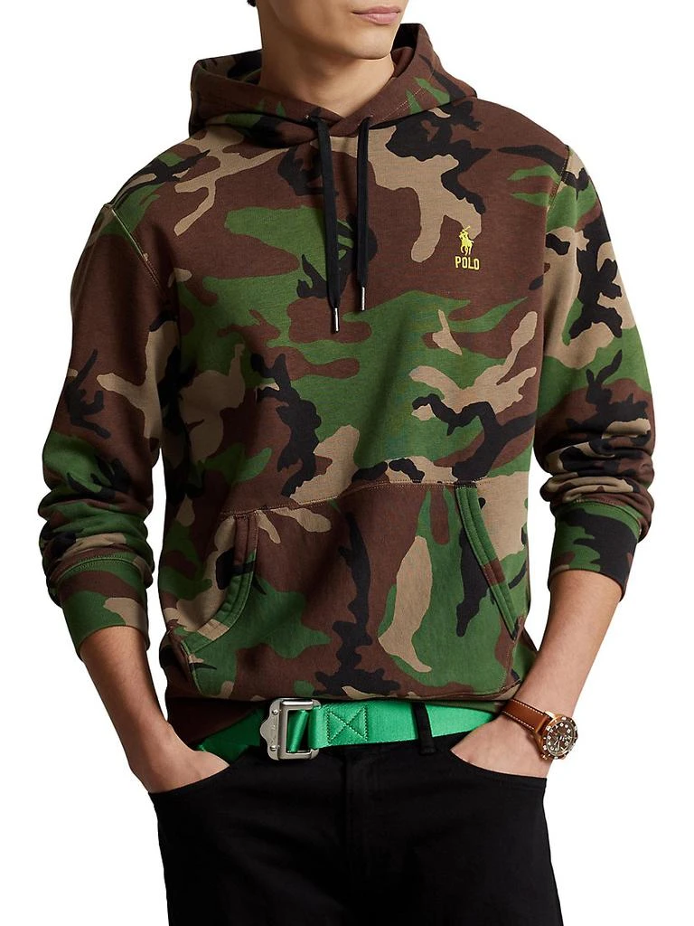 商品Ralph Lauren|Camouflage Hooded Long-Sleeve Sweatshirt,价格¥837,第3张图片详细描述