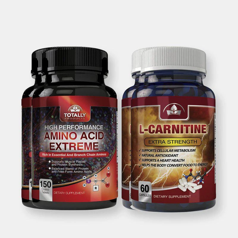 商品Totally Products|Amino Acid Extreme and L-Carnitine Extra Strength Combo Pack,价格¥287,第1张图片