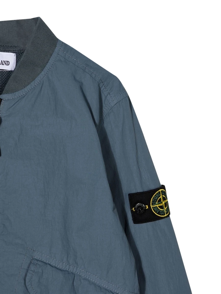 商品Stone Island|Stone Island 男童卫衣 761640430KV0046 蓝色,价格¥1196,第4张图片详细描述