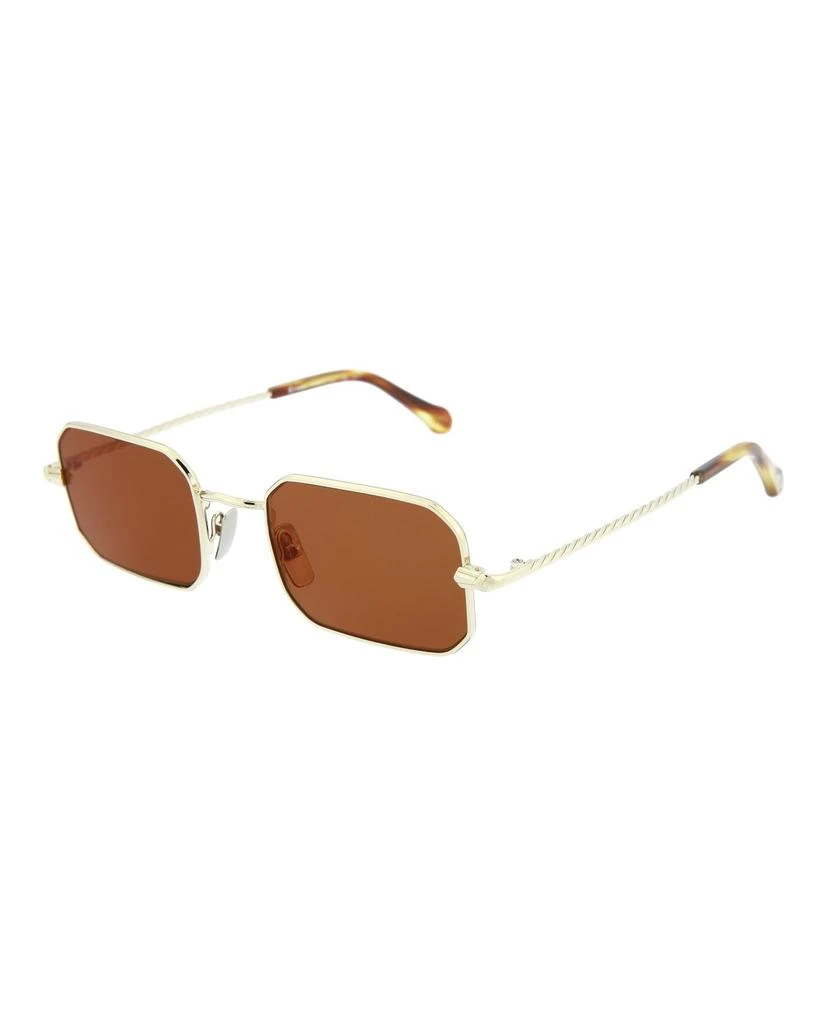 商品Brioni|Rectangle Metal Sunglasses,价格¥971,第2张图片详细描述