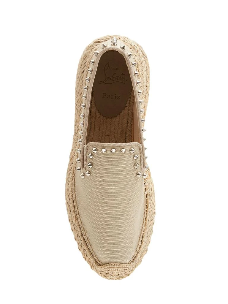 商品Christian Louboutin|30mm Espaboat Cotton Canvas Espadrilles,价格¥6582,第4张图片详细描述