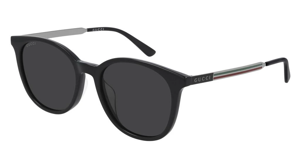 商品Gucci|Gucci GG 0830SK 001 Round / Oval Sunglasses,价格¥2213,第1张图片