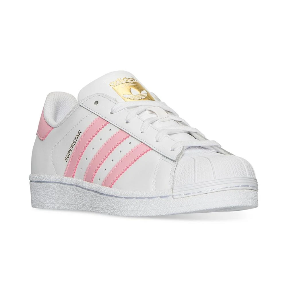 商品Adidas|Big Girls' Superstar Casual Sneakers from Finish Line,价格¥186,第1张图片