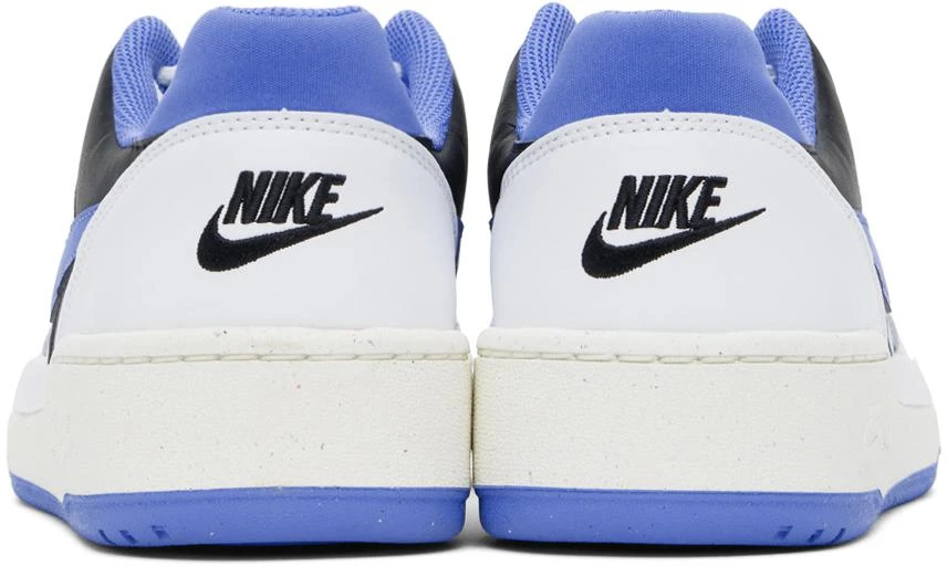 商品NIKE|White & Blue Full Force Low Sneakers,价格¥775,第2张图片详细描述