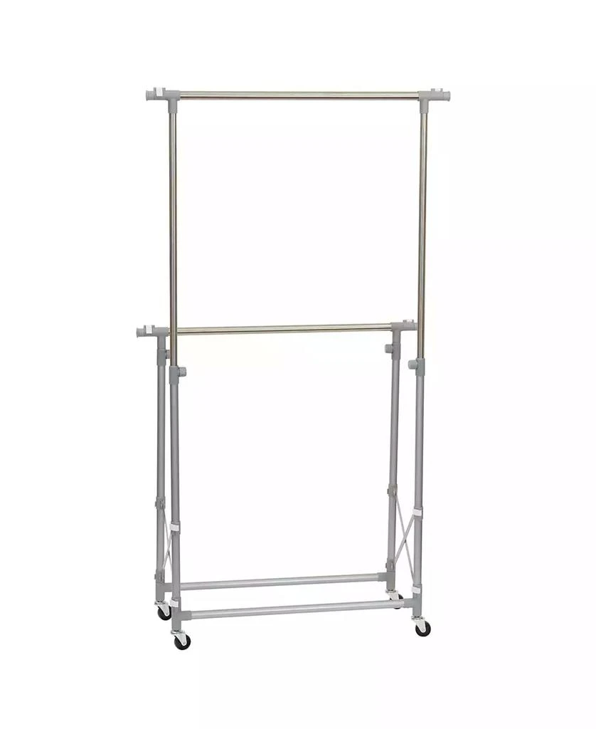 Household Essential Folding Garment Rack with Wheels 商品