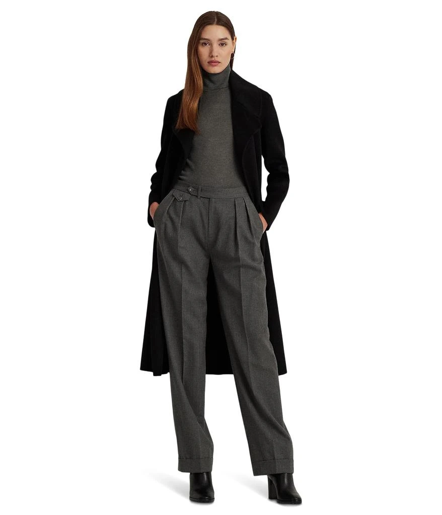 商品Ralph Lauren|Belted Wool-Blend Wrap Coat,价格¥2393,第4张图片详细描述