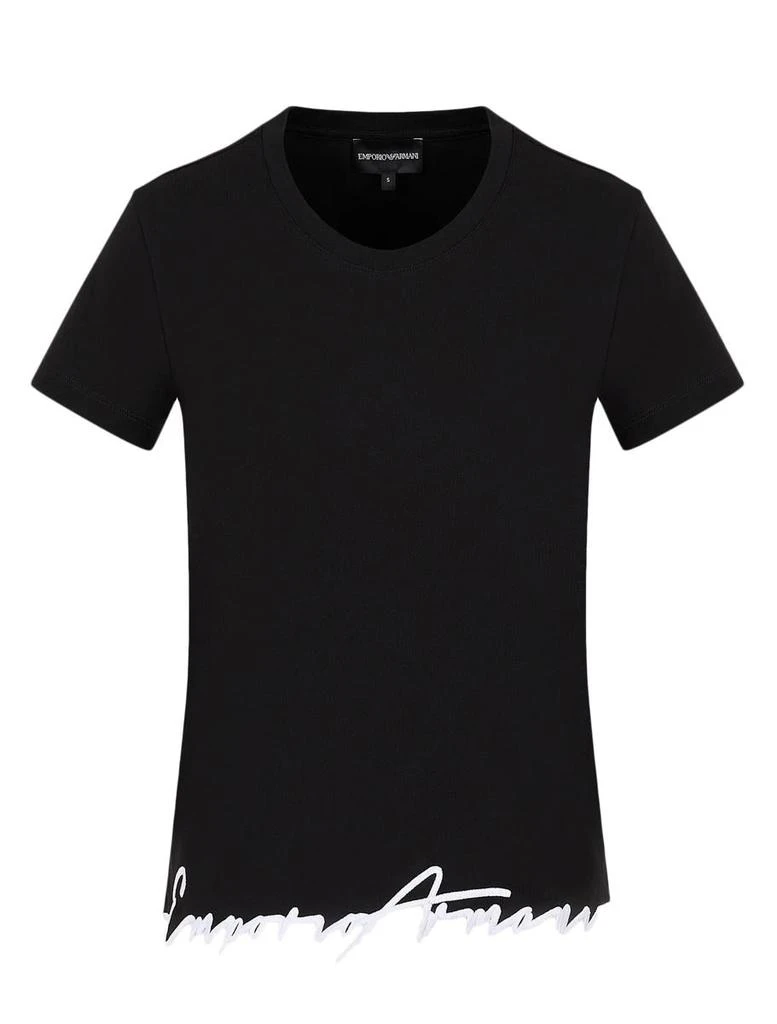 商品Emporio Armani|Emporio Armani T-shirts and Polos Black,价格¥1050,第1张图片