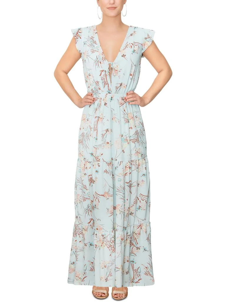 商品RACHEL Rachel Roy|Womens Crepe Floral Maxi Dress,价格¥231,第1张图片