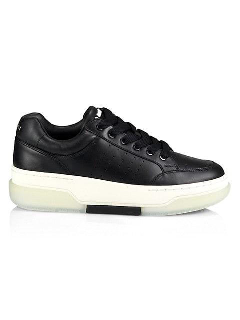 商品AMIRI|Stadium Low-Top Leather Sneakers,价格¥4772,第1张图片