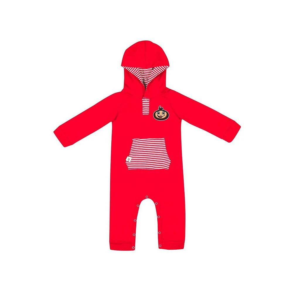 商品Colosseum|Infant Boys and Girls Scarlet Ohio State Buckeyes Whowonkas Raglan Long Sleeve Hoodie Jumper,价格¥226,第3张图片详细描述