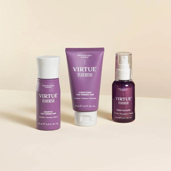 商品VIRTUE|VIRTUE Flourish Nightly Intensive Hair Rejuvenation Treatment Kit - Trial Size 3 piece,价格¥528,第4张图片详细描述