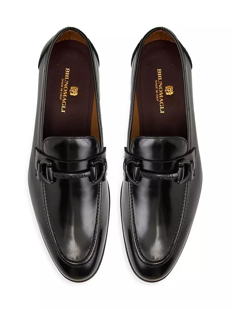 商品Bruno Magli|Alessio Leather Loafers,价格¥2963,第4张图片详细描述