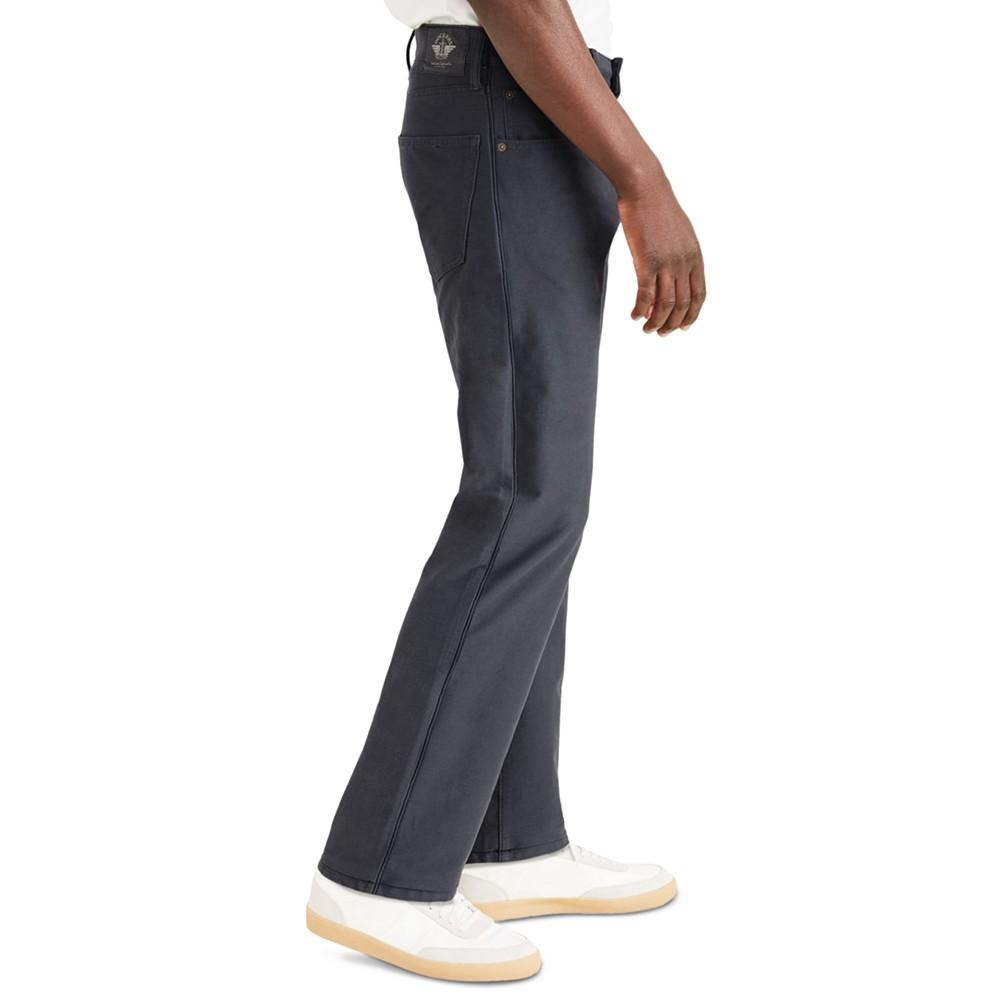 Men's Straight-Fit Comfort Knit Jean-Cut Pants商品第3张图片规格展示