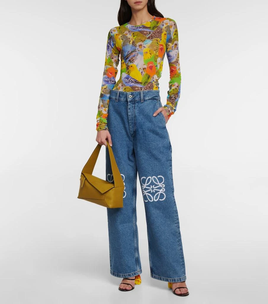 商品Loewe|Puzzle slouchy leather shoulder bag,价格¥19113,第5张图片详细描述