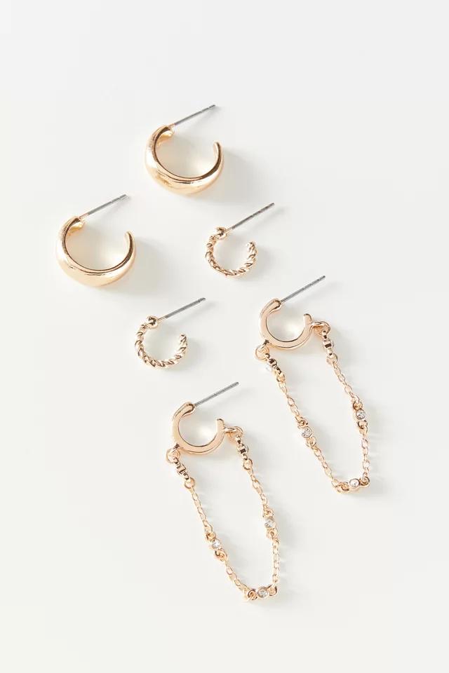 Raia Mini Hoop Earring Set商品第1张图片规格展示