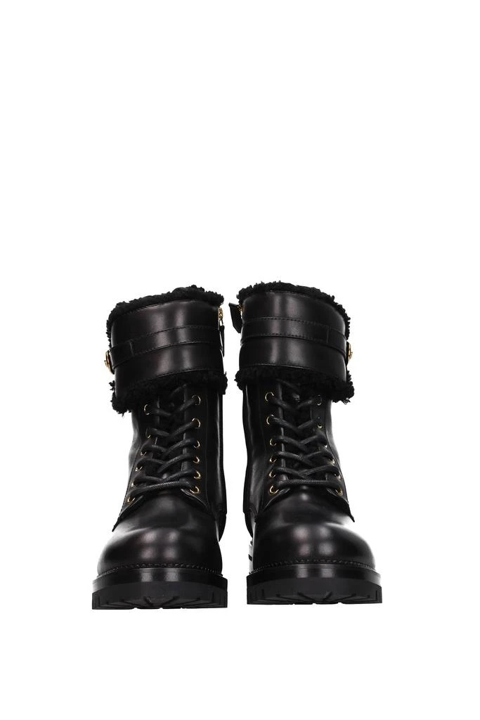 商品Versace|Ankle boots Leather Black,价格¥5236,第3张图片详细描述