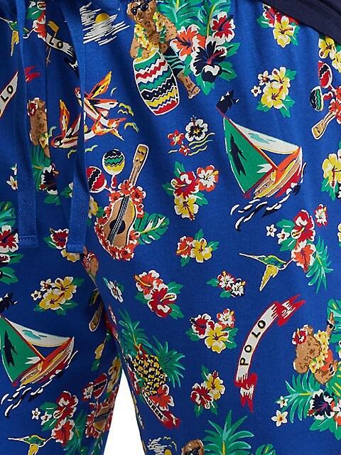 商品Ralph Lauren|Tropical Polo Bear Sleep Joggers,价格¥364,第6张图片详细描述