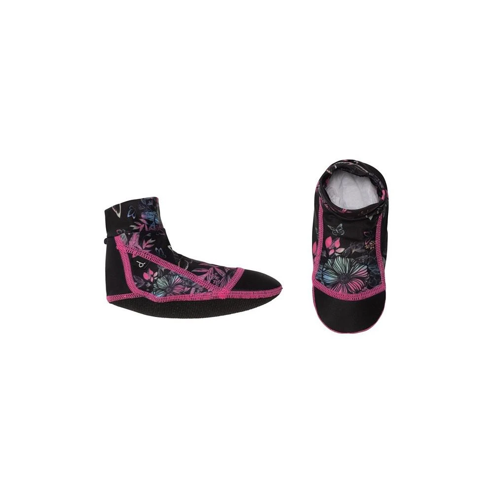 商品Deux par Deux|Girl Printed Water Shoes Black Butterflies - Toddler|Child,价格¥93,第1张图片