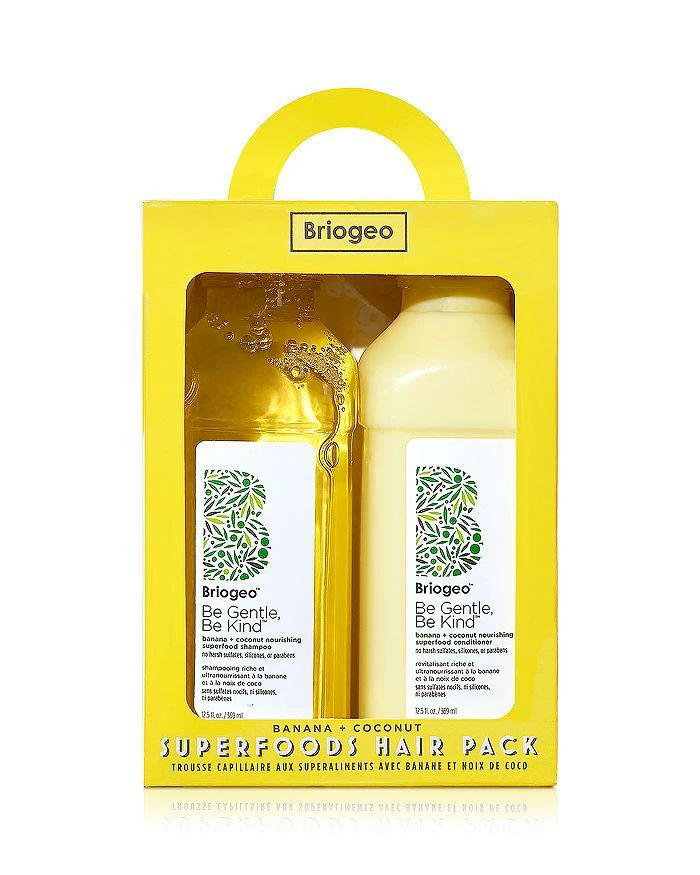 商品Briogeo|Banana + Coconut Superfoods Hair Set ($56 value),价格¥389,第1张图片