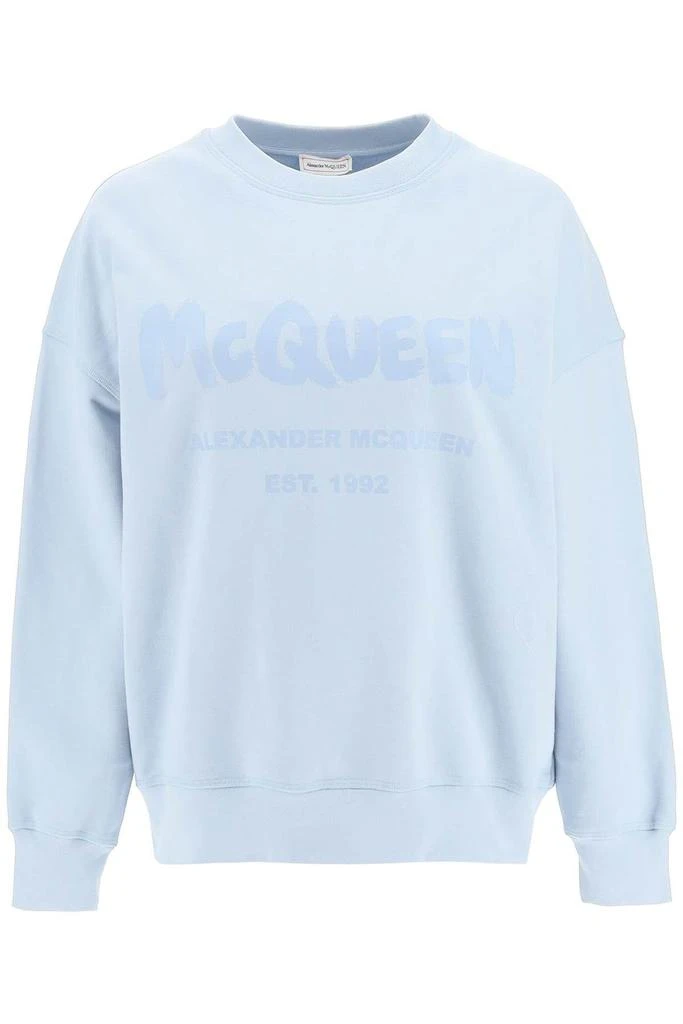 商品Alexander McQueen|MCQUEEN GRAFFITI SWEATSHIRT,价格¥1736,第1张图片