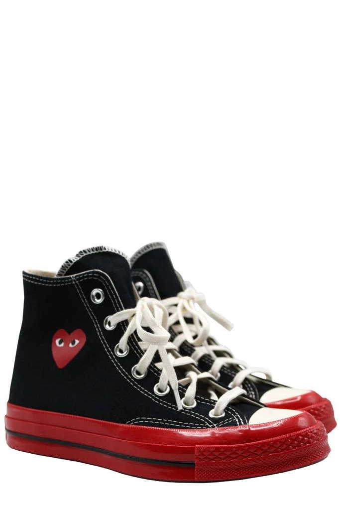 商品Converse|Converse X Comme des Garçons Play Chuck 70 High-Top Sneakers,价格¥1183,第2张图片详细描述