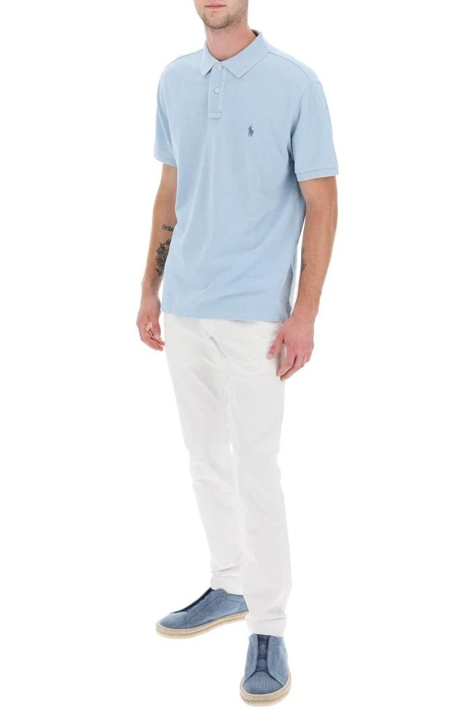 商品Ralph Lauren|Pique cotton polo shirt,价格¥472,第2张图片详细描述
