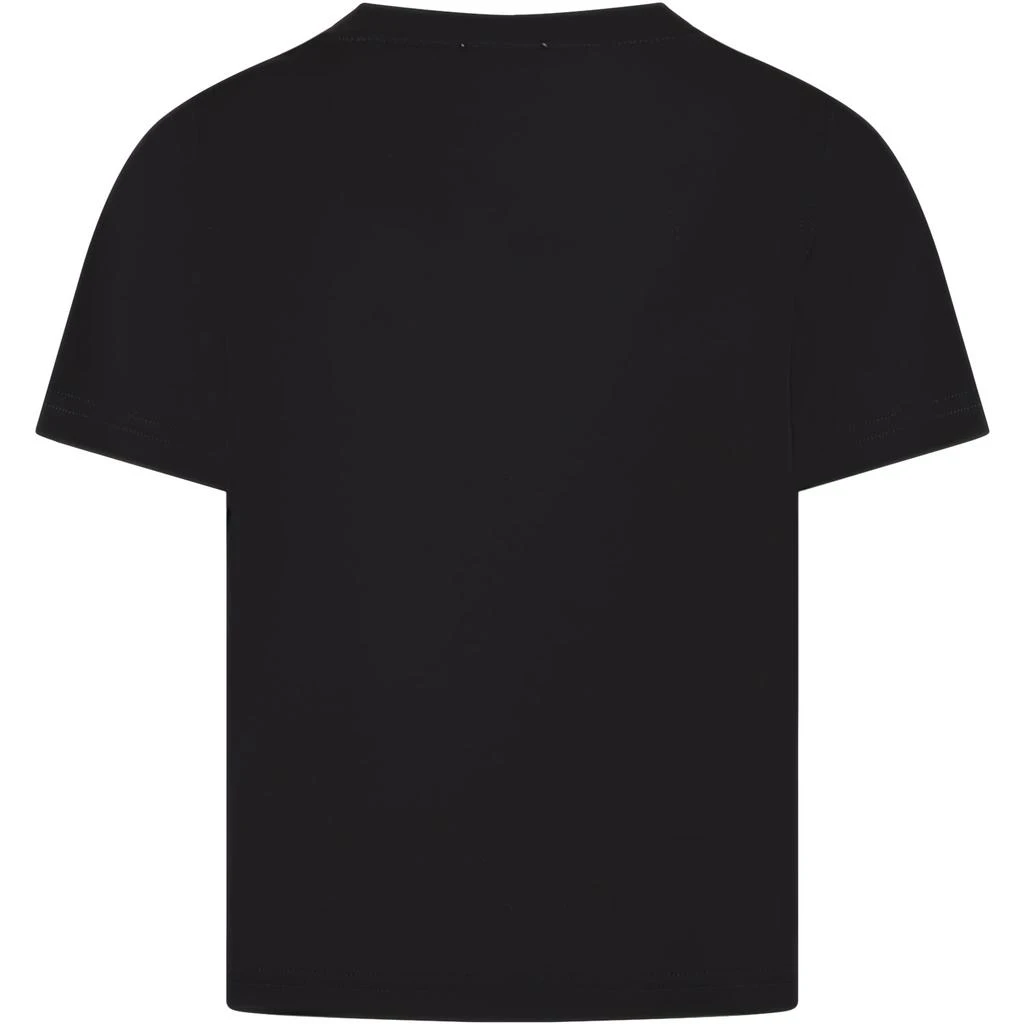 商品Burberry|Burberry Black T-shirt For Boy With Logo,价格¥1593,第2张图片详细描述