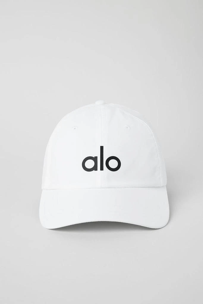商品Alo|Performance Off-Duty Cap - White/White,价格¥518,第3张图片详细描述