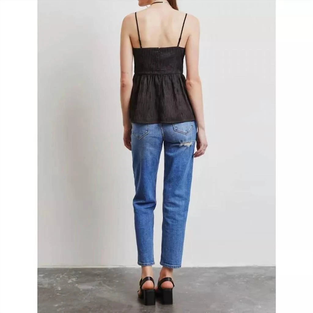 商品Heyson|Heyson - Bow Textured Babydoll Tank Top,价格¥312,第5张图片详细描述