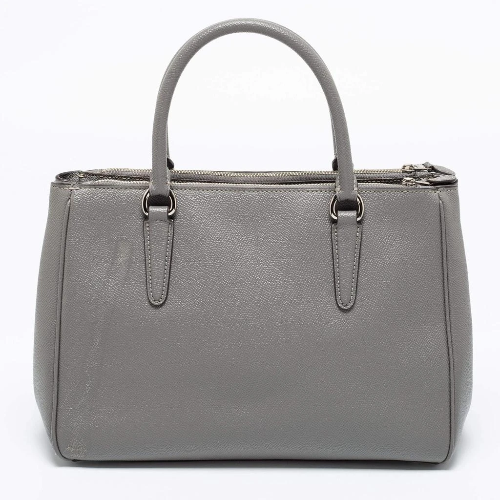 商品[二手商品] Coach|Coach Grey Leather Surrey Carryall Tote,价格¥1360,第4张图片详细描述