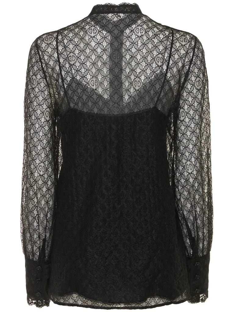 商品Gucci|Gucci Gg Geometric Lace Shirt,价格¥13293,第2张图片详细描述