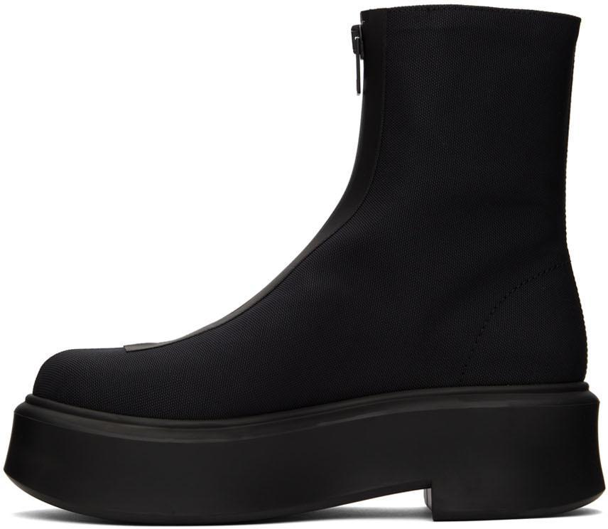 商品The Row|Black Nylon Zipped Boots,价格¥11821,第5张图片详细描述