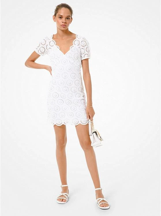 商品Michael Kors|Embellished Broderie Anglaise Cotton Dress,价格¥1779,第4张图片详细描述