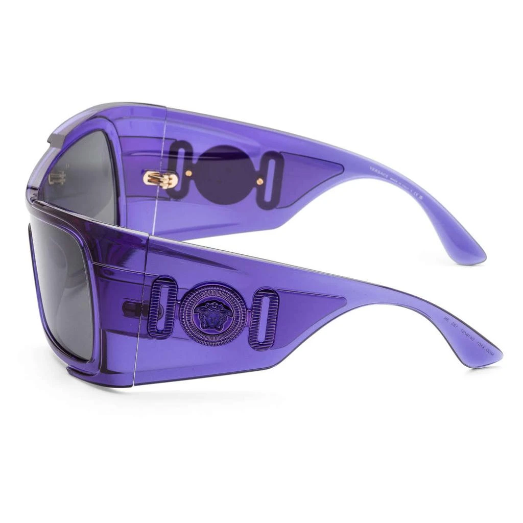 商品Versace|Versace Women's Purple Irregular Sunglasses,价格¥806,第2张图片详细描述