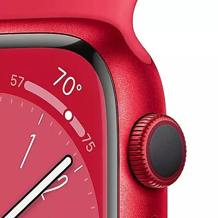 商品Apple|Apple Watch Series 8 GPS 45mm Aluminum Case with Sport Band, Choose Color and Band Size,价格¥3436,第3张图片详细描述