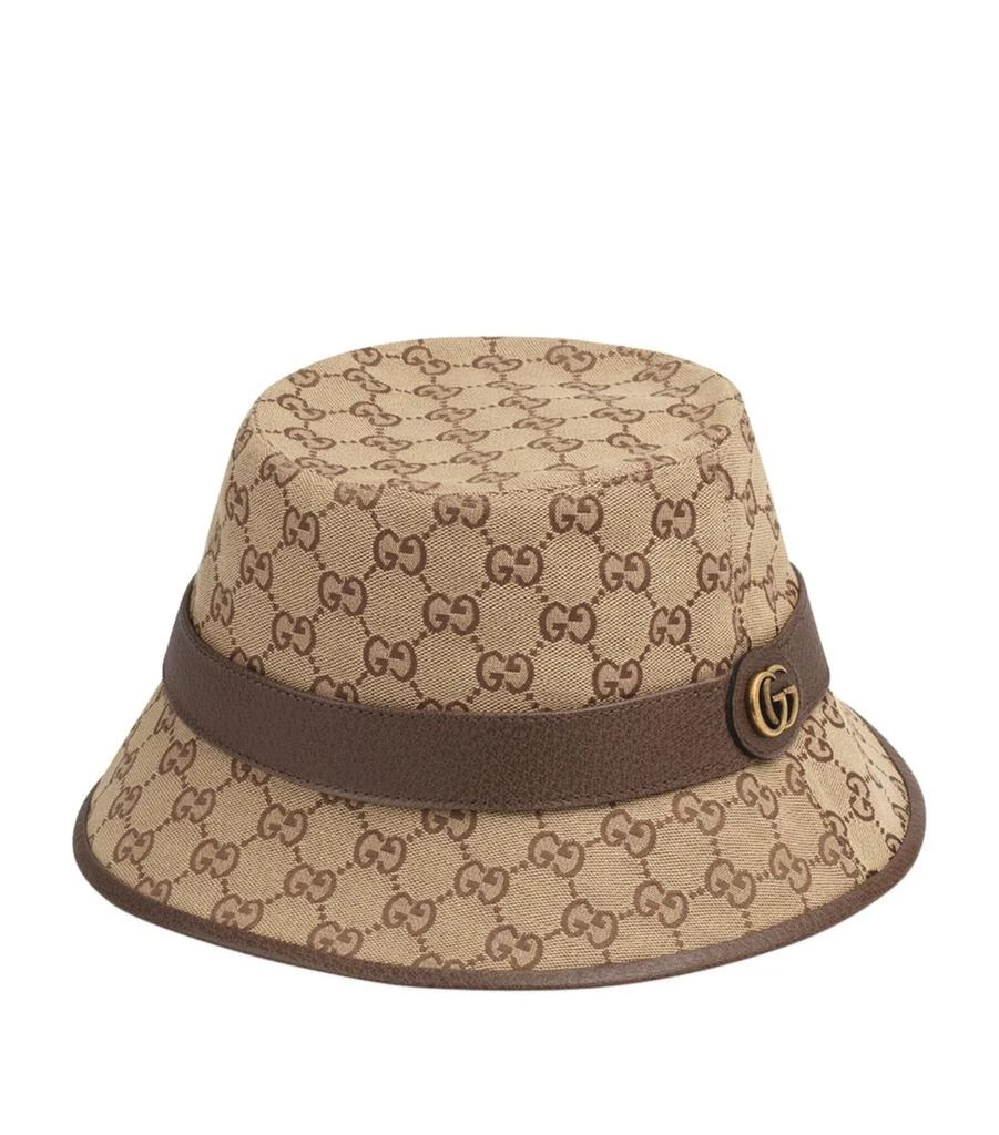 商品Gucci|Canvas GG Supreme Bucket Hat,价格¥4677,第1张图片