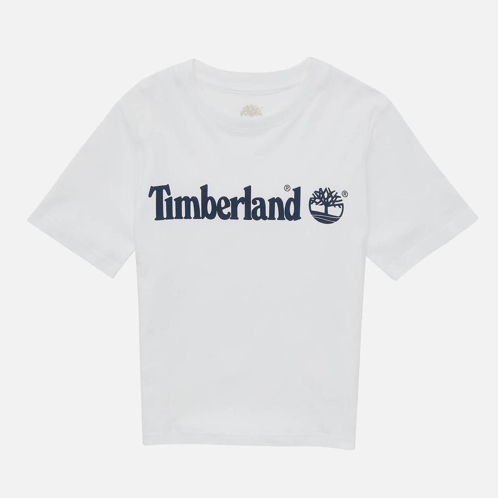 Timberland Kids' Short Sleeve Logo T-Shirt - White商品第1张图片规格展示