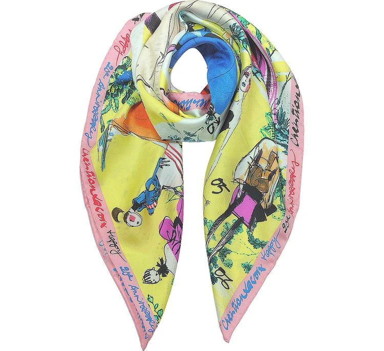 商品Christian Lacroix|Christian Lacroix 20 Ans 丝绸方巾,价格¥1256,第1张图片