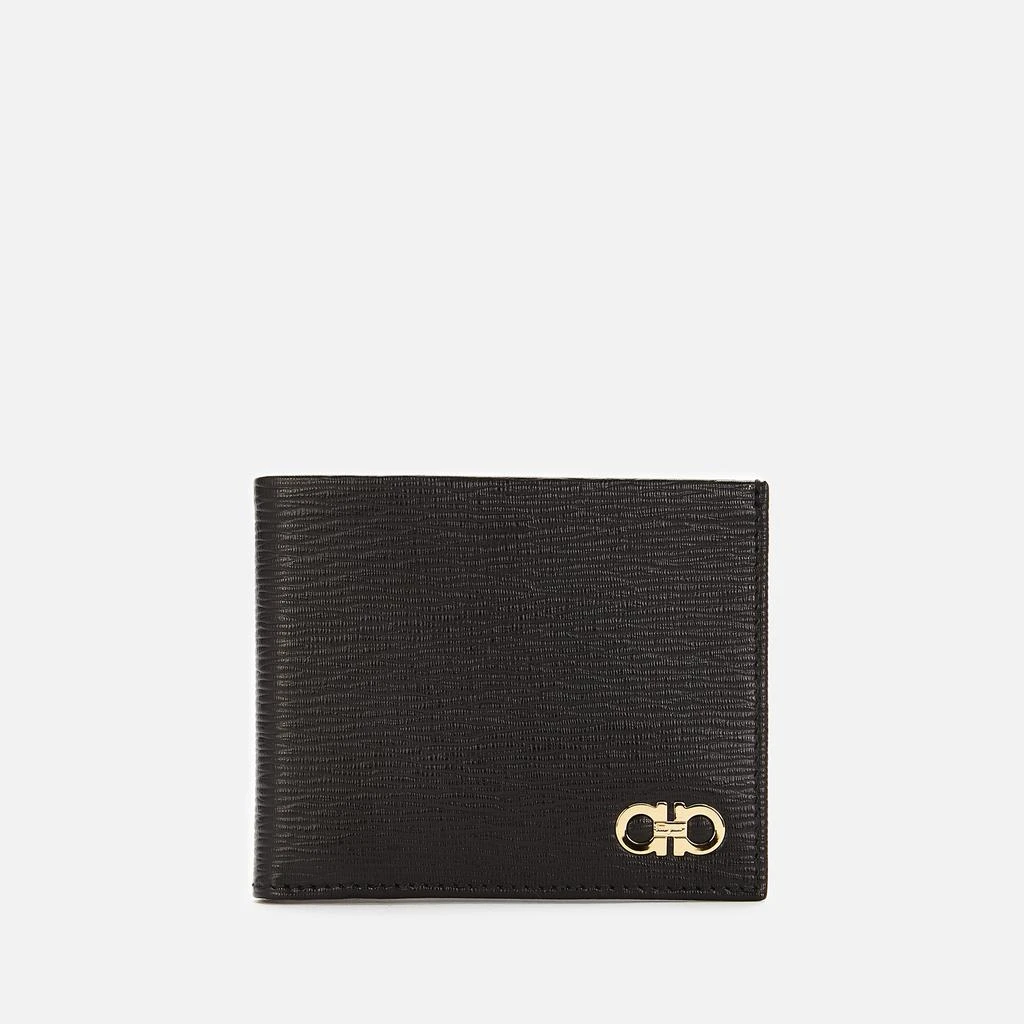 商品Salvatore Ferragamo|Ferragamo Men's Gancini Wallet - Black/Gold,价格¥2279,第1张图片