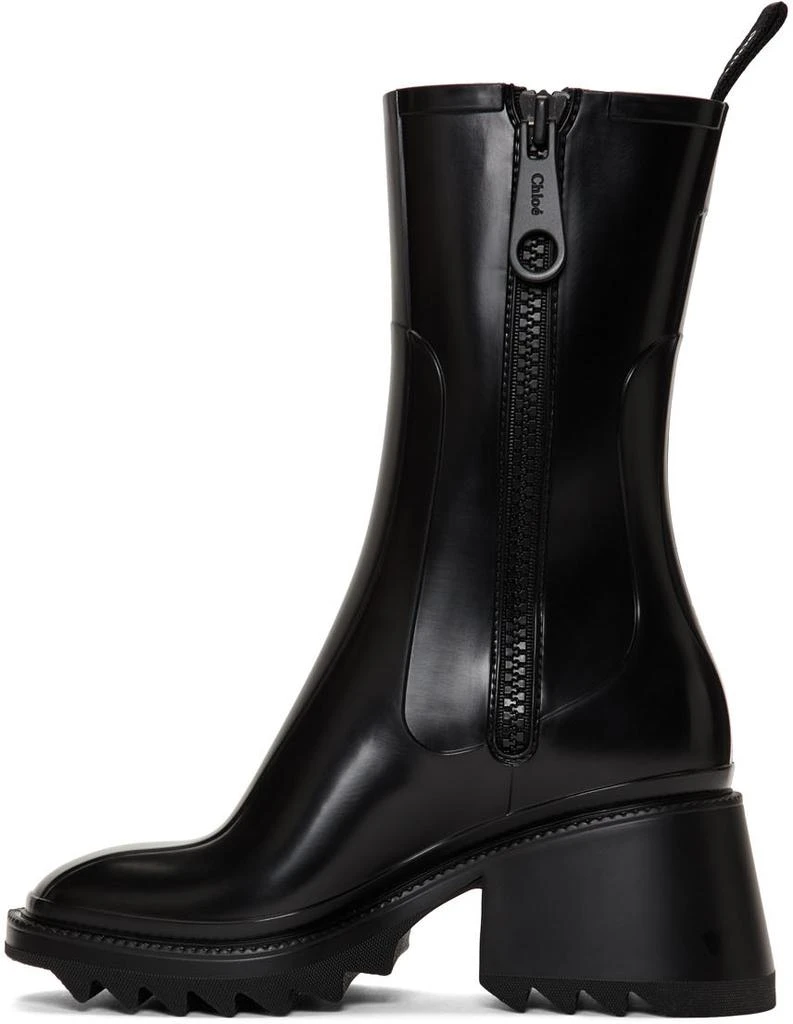 商品Chloé|Black PVC Betty Rain Boots,价格¥4039,第3张图片详细描述