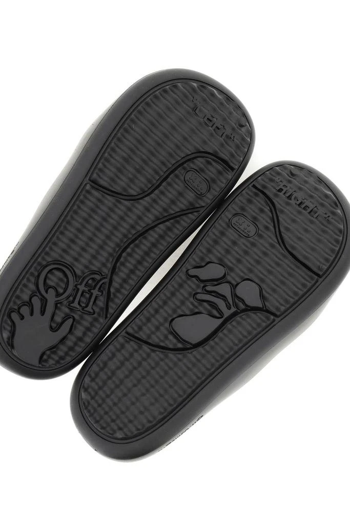 商品Off-White|'METEOR' RUBBER SLIDES,价格¥635,第4张图片详细描述