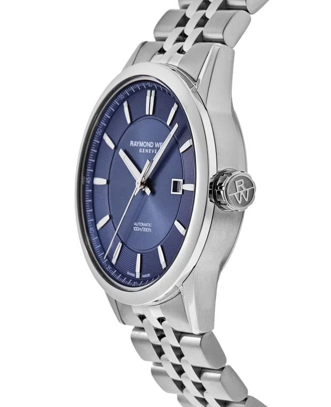商品Raymond Weil|Raymond Weil Freelancer Automatic Blue Dial Stainless Steel Men's Watch 2731-ST-50001,价格¥12272,第3张图片详细描述