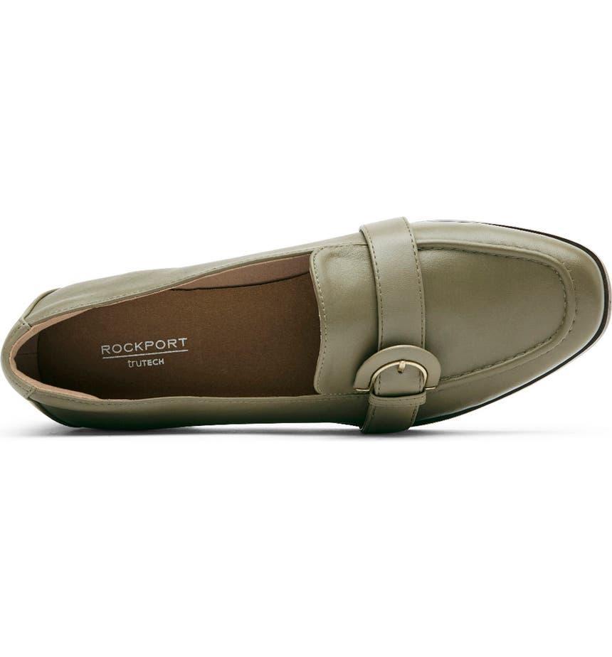商品Rockport|Susana Leather Buckle Loafer,价格¥598,第6张图片详细描述