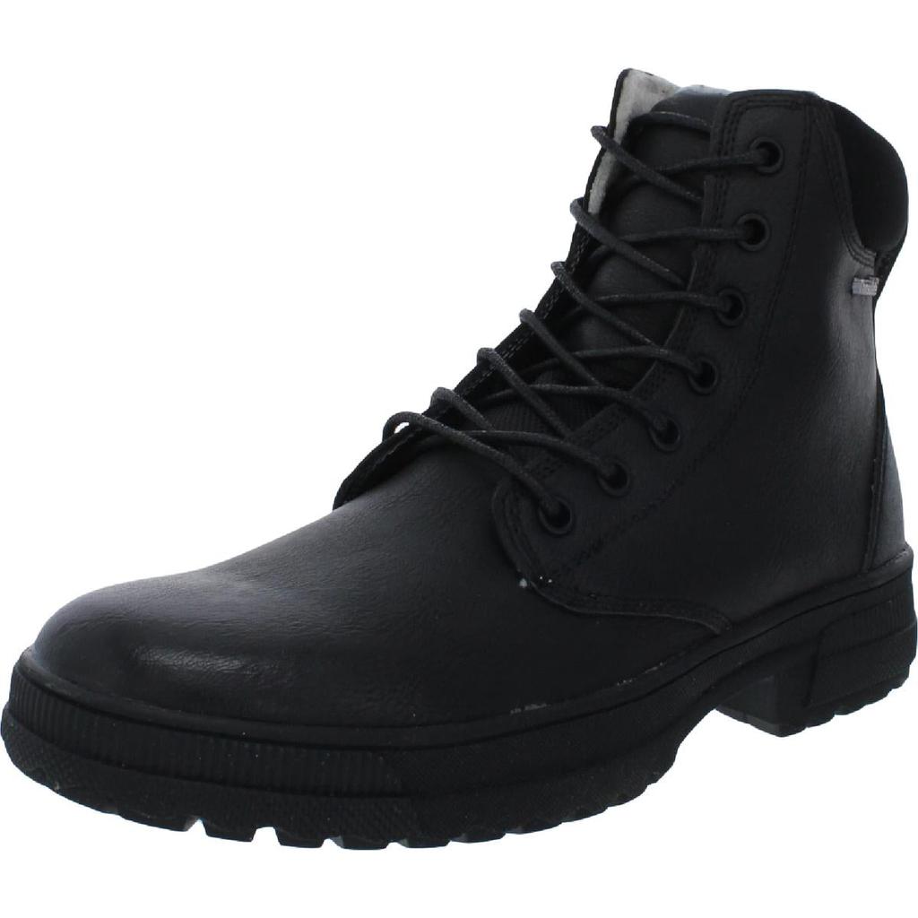 Steve Madden Mens Deed Leather Lightweight Combat & Lace-up Boots商品第1张图片规格展示