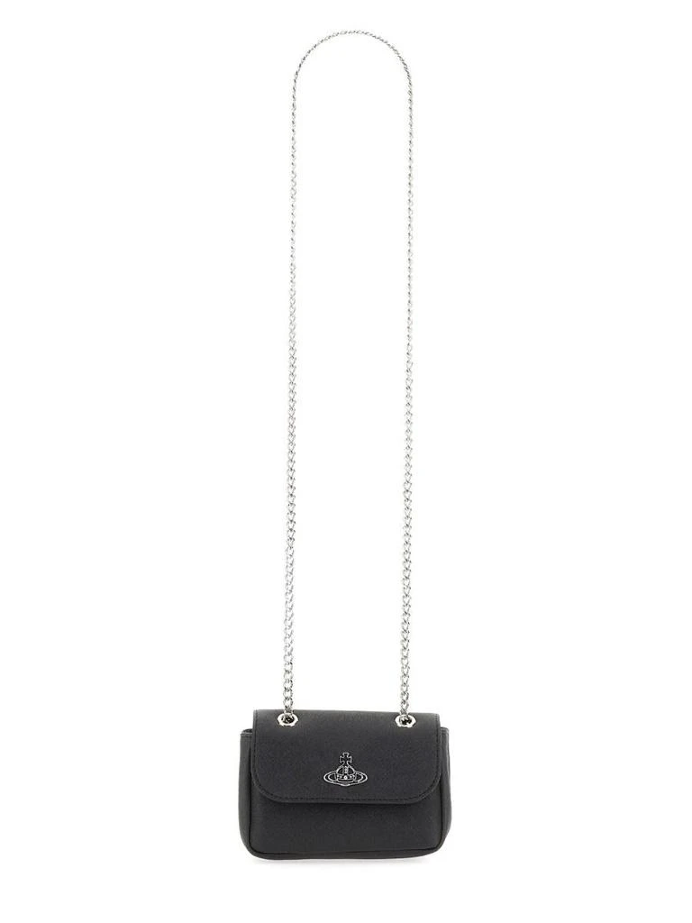 商品Vivienne Westwood|VIVIENNE WESTWOOD VICTORIA SMALL BAG WITH CHAIN,价格¥1759,第2张图片详细描述