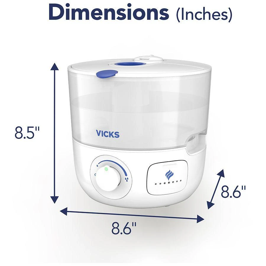 商品Vicks|Easycare Top Fill Ultrasonic Humidifier,价格¥504,第2张图片详细描述