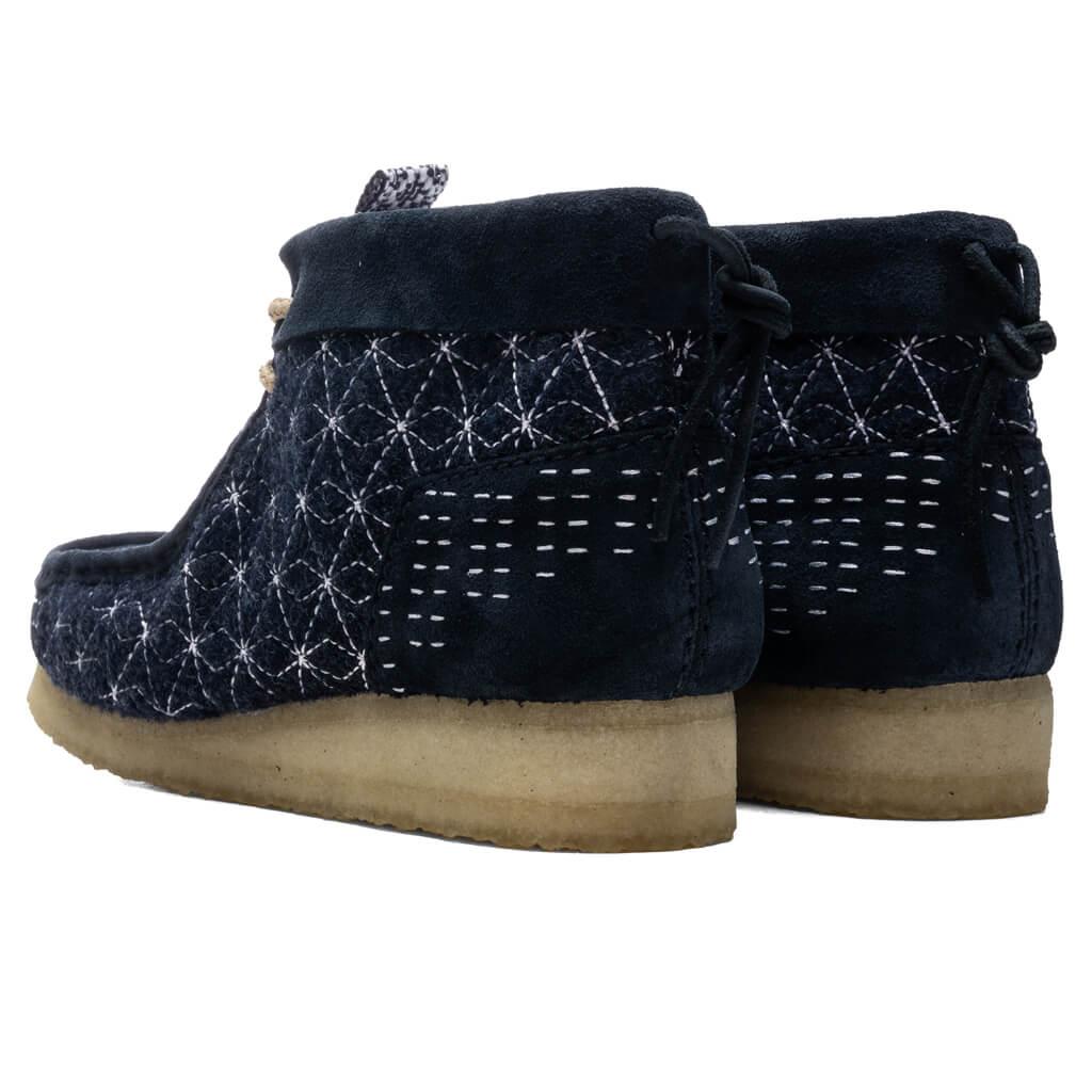 Clarks Wallabee Boot - Navy Shashiko商品第3张图片规格展示