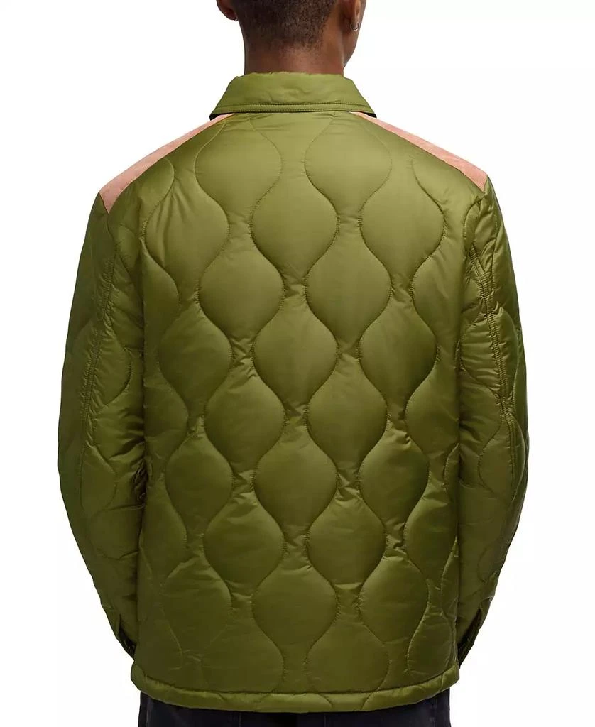 商品Scotch & Soda|Ivik Padded Colorblocked Snap Front Shirt Jacket,价格¥1149,第2张图片详细描述