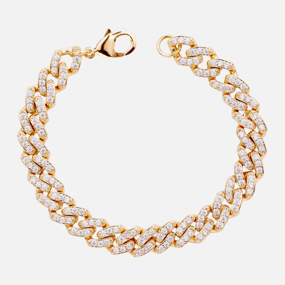 Crystal Haze Women's Mexican Chain Bracelet - Gold商品第1张图片规格展示